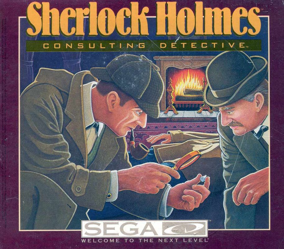 Sherlock Holmes: Consulting Detective box art for Sega Mega CD